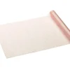 Tischläufer Tüllband rosa mit Glitzer-Schuppenmuster 0,32x3m