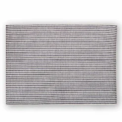 Tischset Gastro aus Baumwolle Rib dunkelblau beige 35x50cm 2er Set