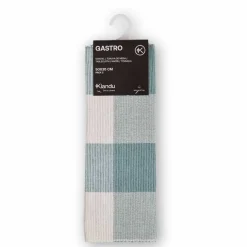 Tischset Gastro aus Baumwolle Rib Karos blau beige 35x50cm 2er Set