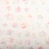 Tüllstoff 3D Blüten mit Perlen weiß flieder mint rosa 1,4m Breite