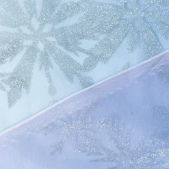 Tüllstoff Farbverlauf Glitzerkristalle blau lila silberfarbig 1,55m Breite