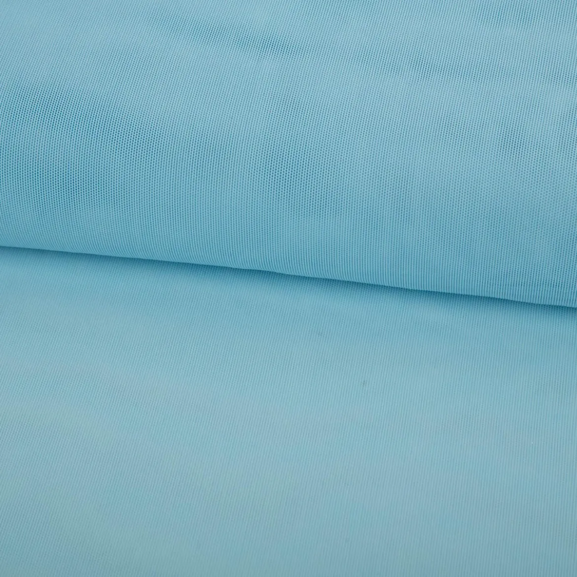 Tüll Stoff softer Stretchtüll mit 7% Elasthan uni türkis in 1,50m Breite