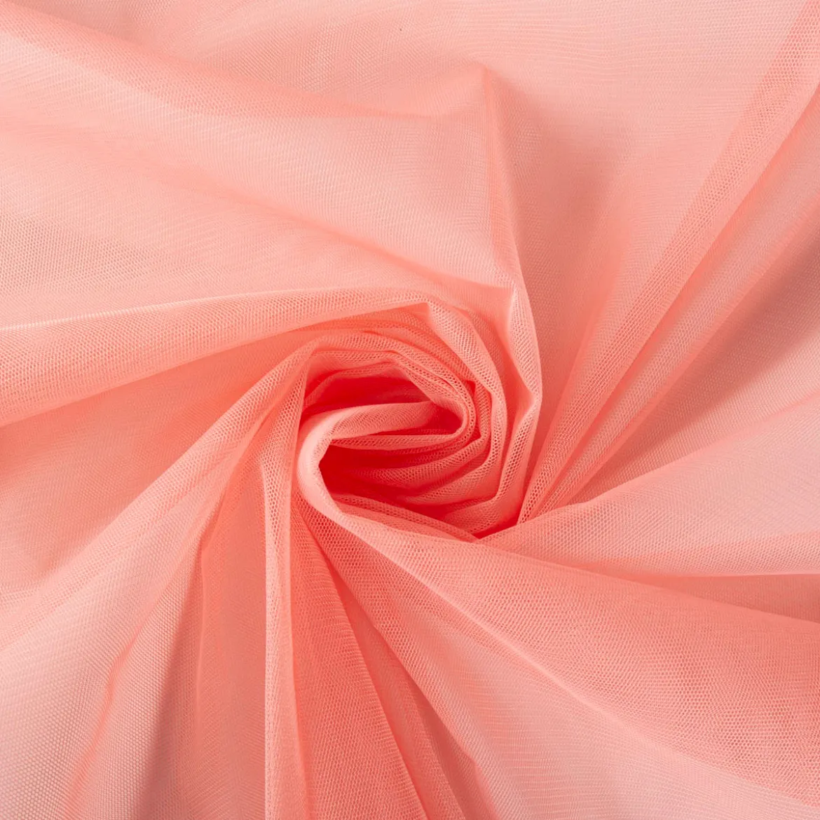 Tüll weich Brauttüll aprikose rosa 1,6m Breite