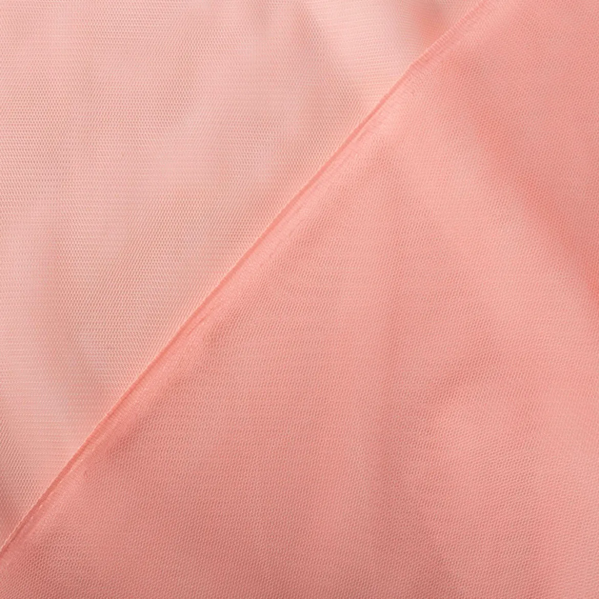 Tüll weich Brauttüll aprikose rosa 1,6m Breite