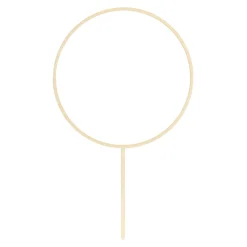 Torten Stecker Cake Topper Kreis Holz 24,5cm