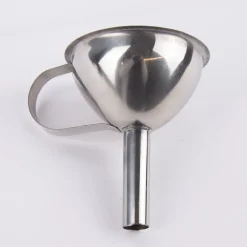 Trichter Metall silberfarbig 9x11,5x12cm