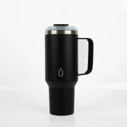 Trinkbecher Runbott Latt 1100 Black mit Henkel 1100ml- geschmacksneutral, BPA-frei und auslaufsicher