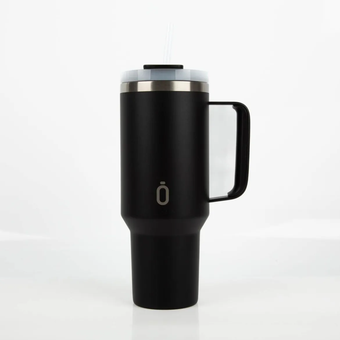 Trinkbecher Runbott Latt 1100 Black mit Henkel 1100ml- geschmacksneutral, BPA-frei und auslaufsicher