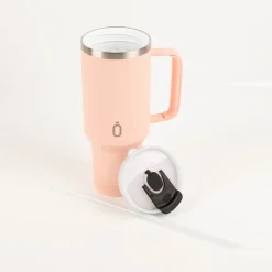 Trinkbecher Runbott Latt 1100 Cotton Candy mit Henkel 1100ml- geschmacksneutral, BPA-frei und auslaufsicher