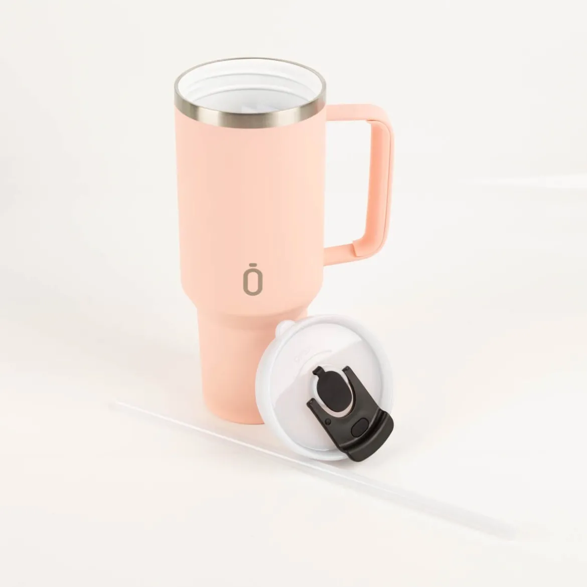 Trinkbecher Runbott Latt 1100 Cotton Candy mit Henkel 1100ml- geschmacksneutral, BPA-frei und auslaufsicher