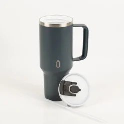 Trinkbecher Runbott Latt 1100 Ocean mit Henkel 1100ml- geschmacksneutral, BPA-frei und auslaufsicher