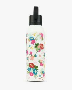 Trinkflasche ABIGAIL MORALES Bouquet Cream Runbott 600ml - geschmacksneutral, BPA-frei und auslaufsicher