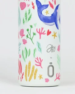 Trinkflasche ABIGAIL MORALES Reef Cream Runbott 600ml - geschmacksneutral, BPA-frei und auslaufsicher