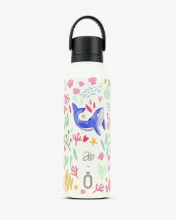 Trinkflasche ABIGAIL MORALES Reef Cream Runbott 600ml - geschmacksneutral, BPA-frei und auslaufsicher