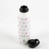 Trinkflasche Berreca Hearts Cream von Runbott 600ml - geschmacksneutral, BPA-frei und auslaufsicher