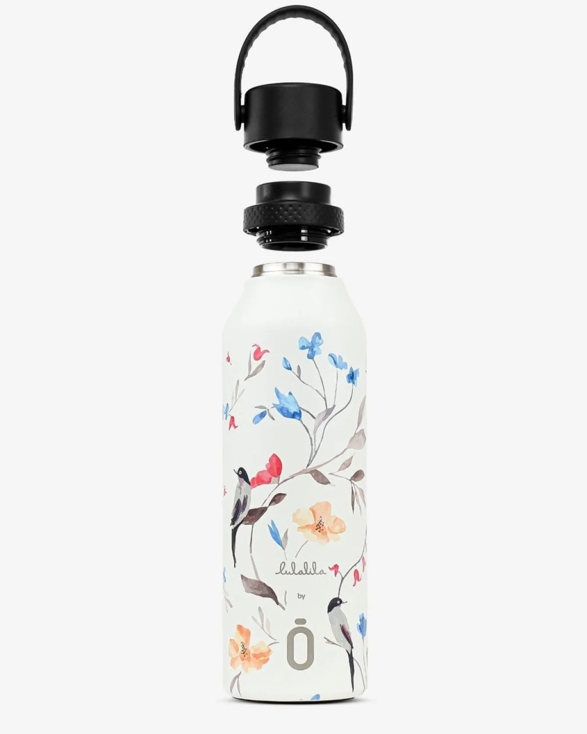 Trinkflasche LULALILA Feather Runbott 600ml - geschmacksneutral, BPA-frei und auslaufsicher