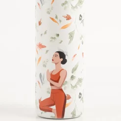 Trinkflasche LULALILA Yoga Runbott 600ml - geschmacksneutral, BPA-frei und auslaufsicher