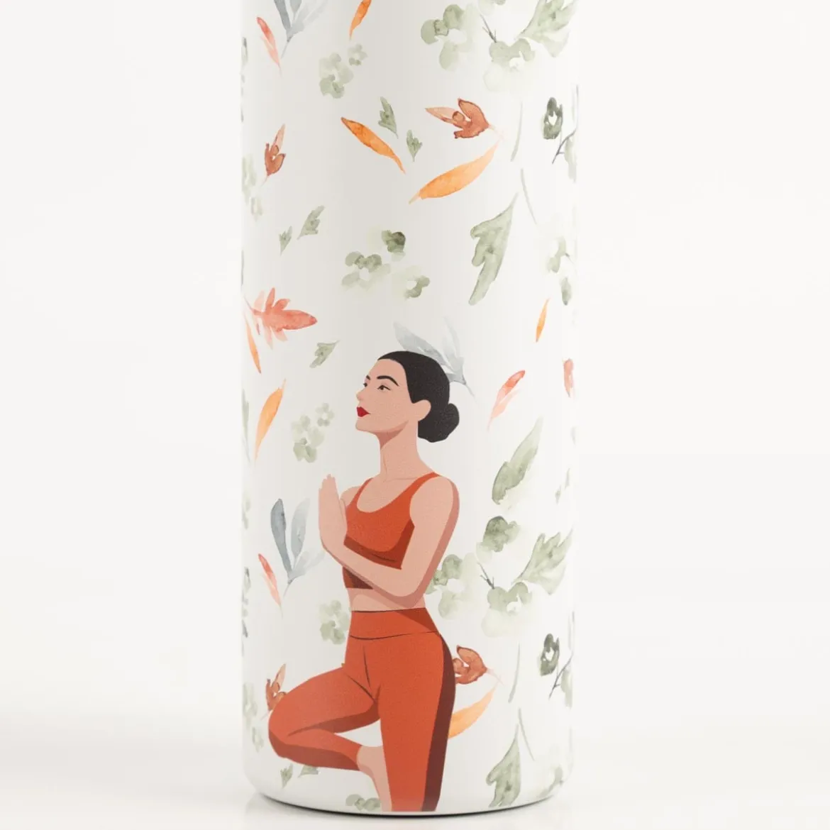 Trinkflasche LULALILA Yoga Runbott 600ml - geschmacksneutral, BPA-frei und auslaufsicher