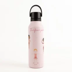 Trinkflasche Marta Munté Ballet rosa von Runbott 600ml - geschmacksneutral, BPA-frei und auslaufsicher