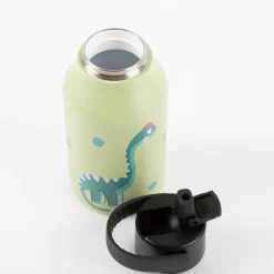 Trinkflasche Marta Munté Braquiosaurus grün von Runbott 350ml - geschmacksneutral, BPA-frei und auslaufsicher