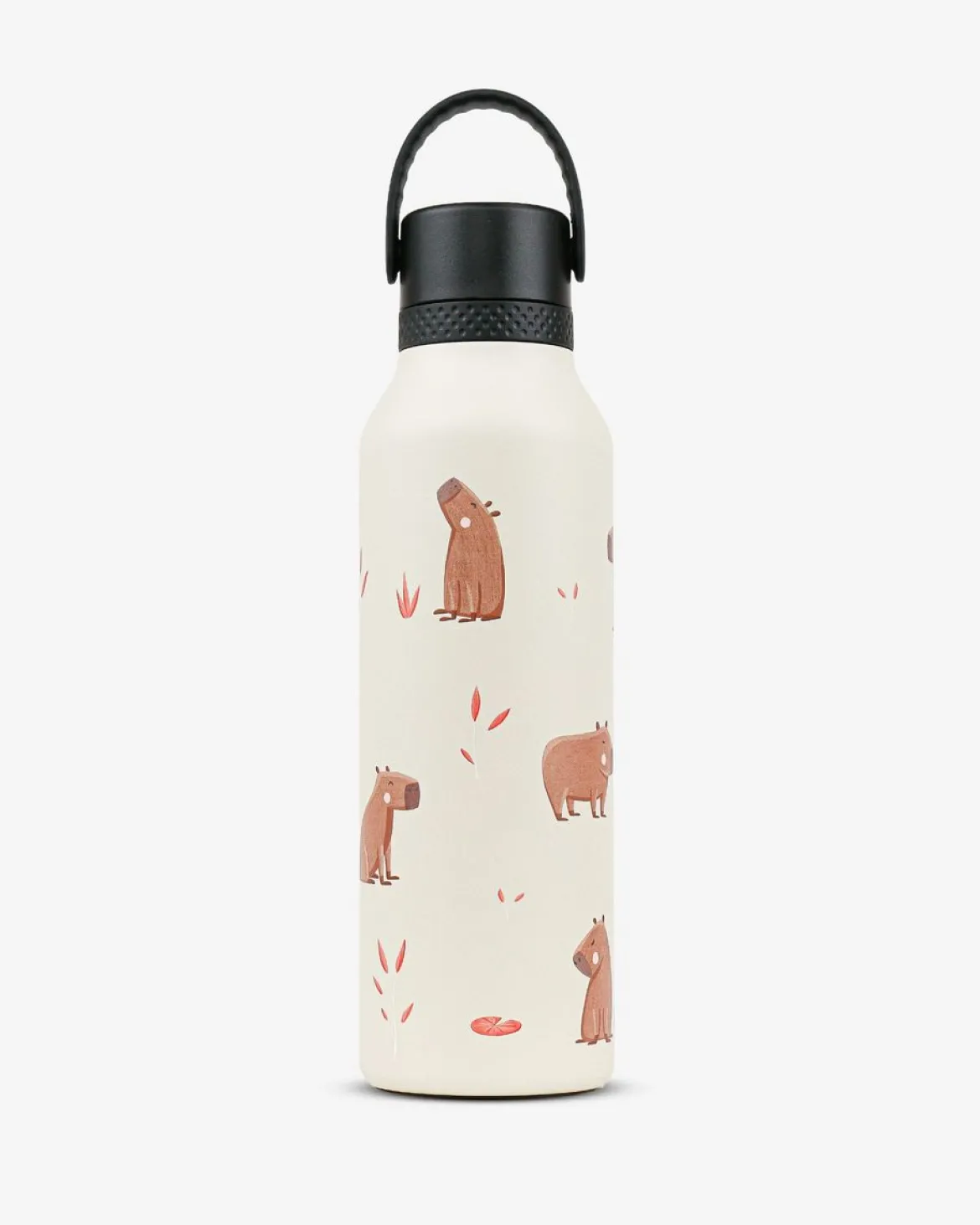 Trinkflasche MARTA MUNTÉ Capybara Runbott 600ml - geschmacksneutral, BPA-frei und auslaufsicher