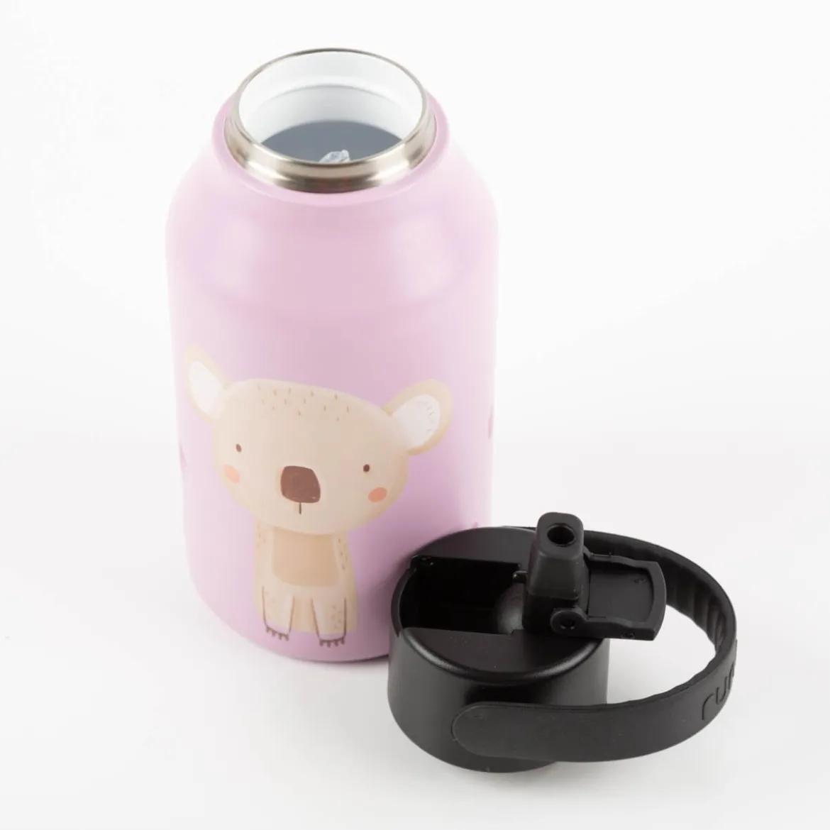 Trinkflasche Marta Munté Koala Cotton Candy von Runbott 350ml - geschmacksneutral, BPA-frei und auslaufsicher