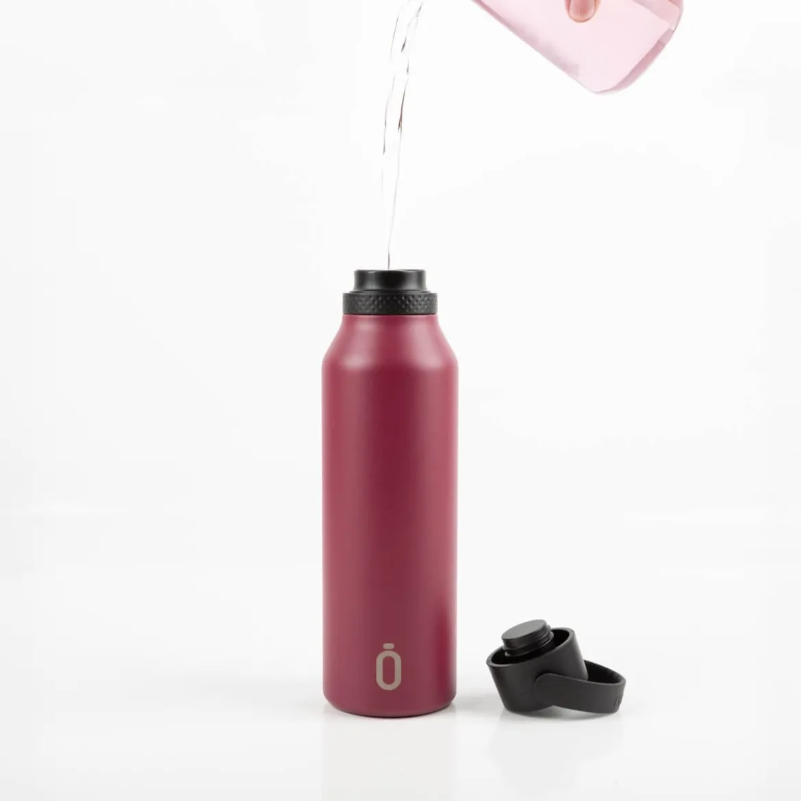 Trinkflasche Runbott MII 600ml Pomegranate - geschmacksneutral, BPA-frei und auslaufsicher