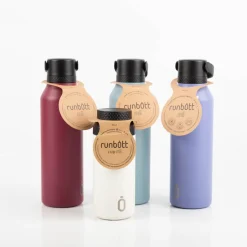 Trinkflasche Runbott MII 600ml Pomegranate - geschmacksneutral, BPA-frei und auslaufsicher