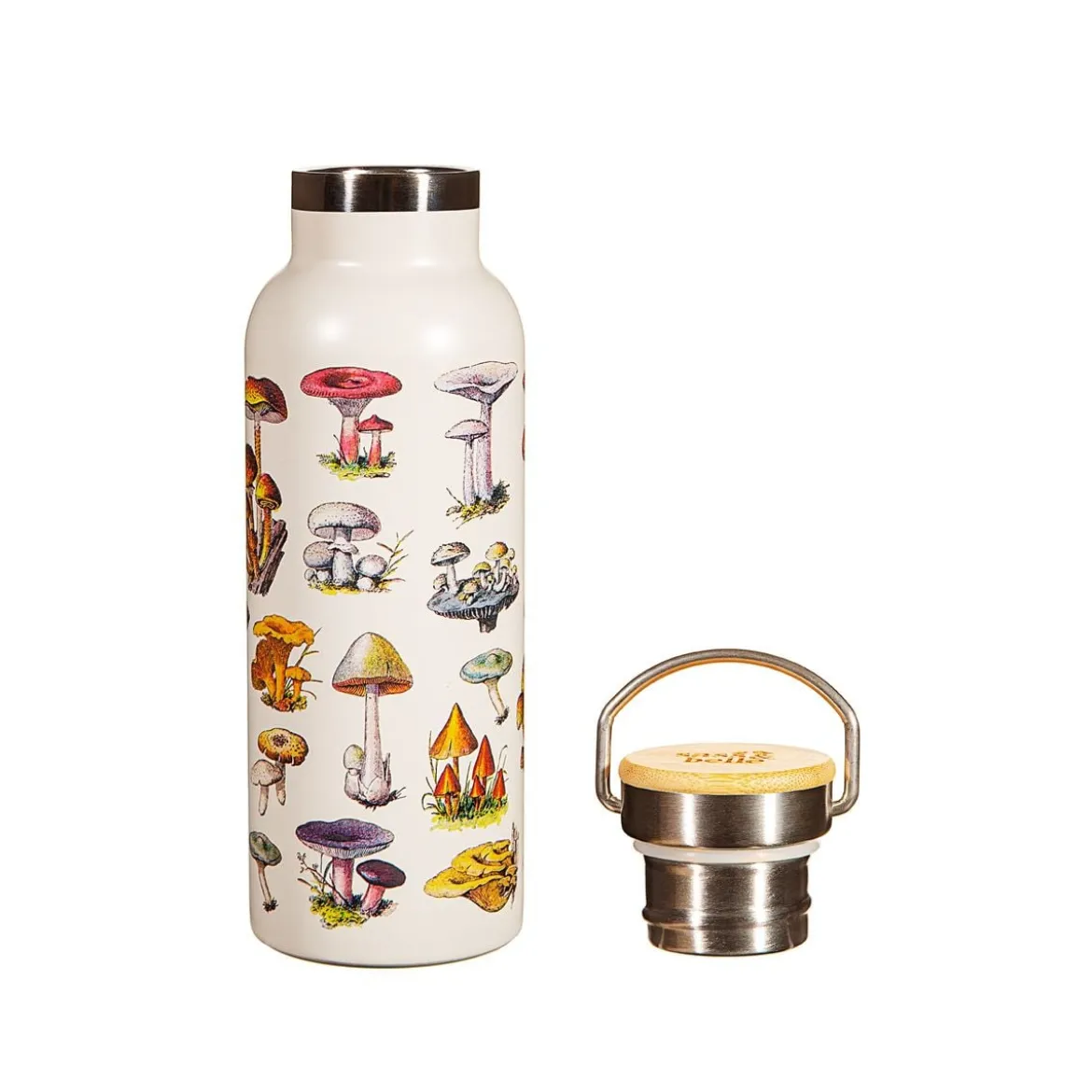 Trinkflasche Vintage Mushroom Water Bottle Alu von Sass & Belle