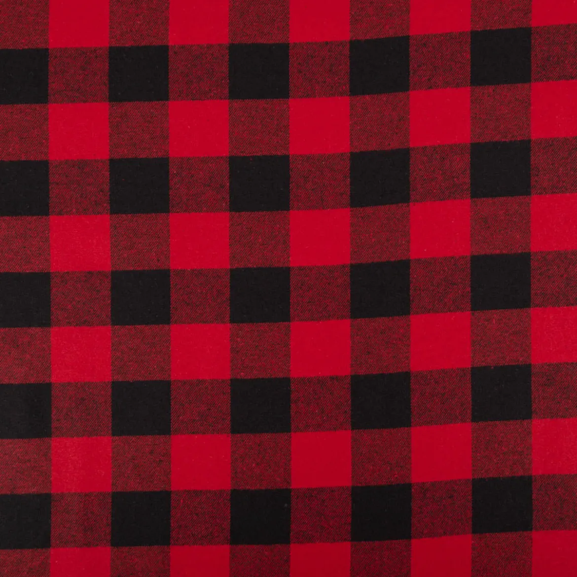 Twill Stoff Baumwollstoff Karo rot schwarz 145cm