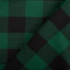 Twill Stoff Baumwollstoff Karo grün schwarz 145cm
