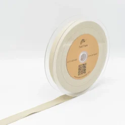 Twill Tape Köper Baumwollband Meterware Sand 20mm Breite