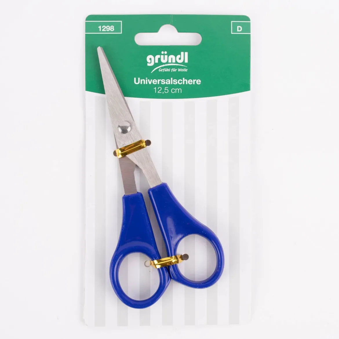 Universalschere blau silberfarbig 12,5cm
