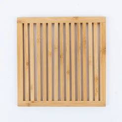 Untersetzer aus Bambus quadratisch natur 20x20x0,5cm