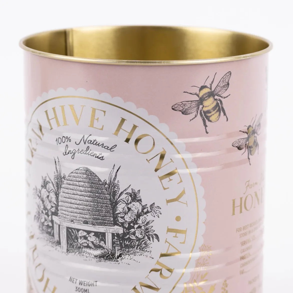 Utensilienhalter Wild Flowers Honey Biene 2er Set grün goldfarbig verschiedene Größen