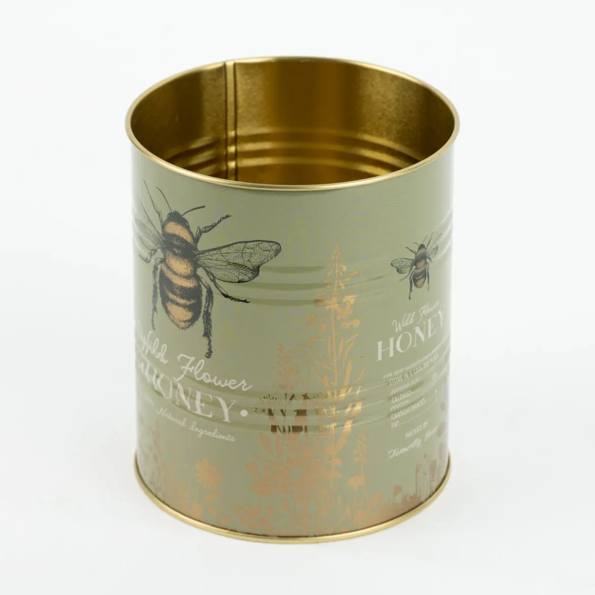 Utensilienhalter Wild Flowers Honey Biene 2er Set grün goldfarbig verschiedene Größen