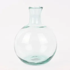 Vase bauchig Eco Glas klar 24x18cm