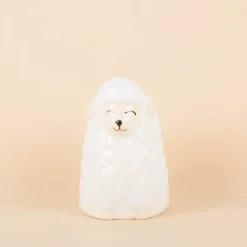 Vase Sheep Schaf wollweiß von Sass & Belle 12cm hoch