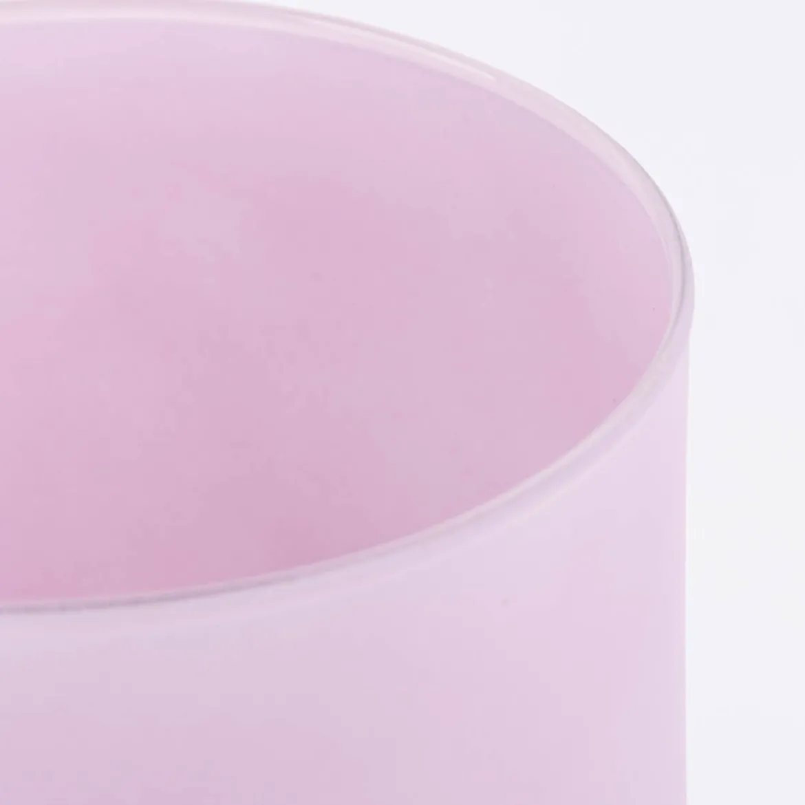 Vase tailliert undurchsichtig einfarbig matt flieder 12x25cm