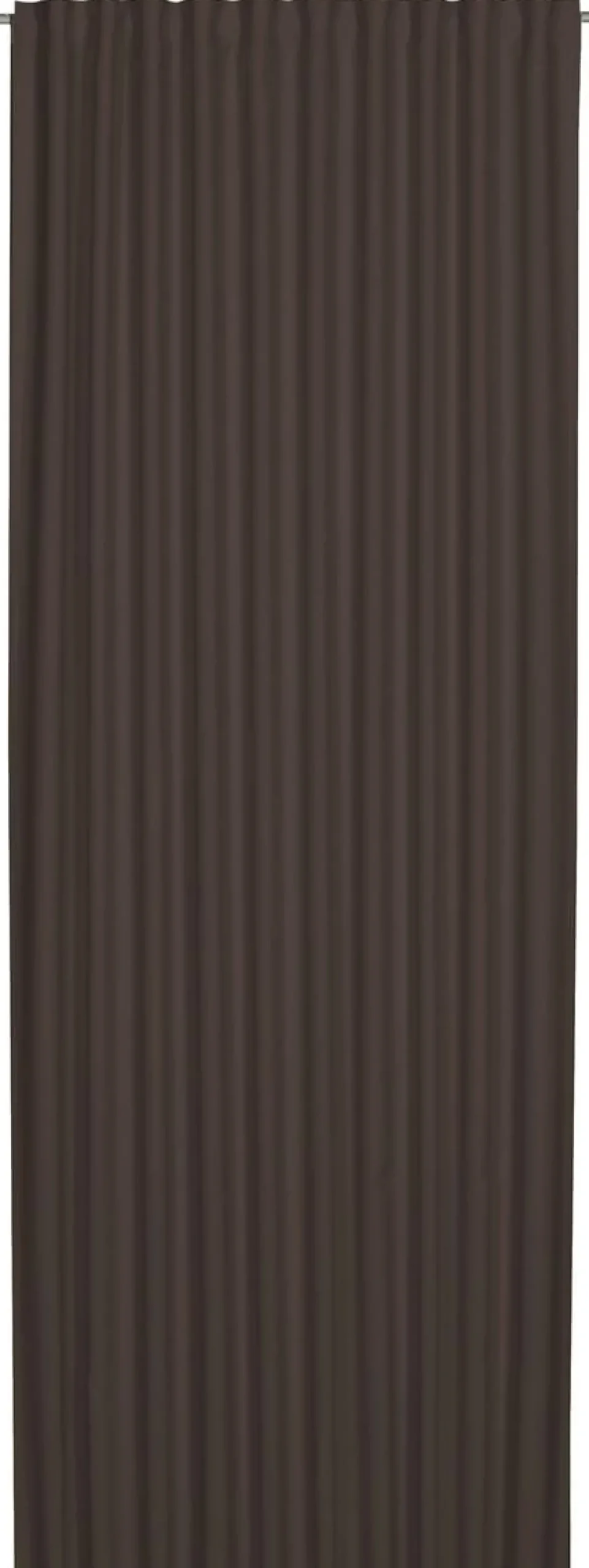 Verdunkelungsvorhang Black Out Midnight Elbersdrucke uni braun 140cmx255cm