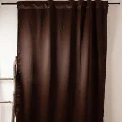 Verdunkelungsvorhang Black Out Midnight Elbersdrucke uni braun 140cmx255cm