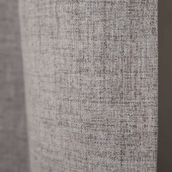 Verdunkelungsvorhang mit Ösen Blackout Thermoisolierung Schallisolierung grau meliert 140x245cm