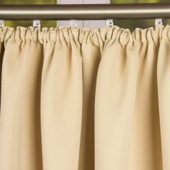 Verdunkelungsvorhang mit Universalband SOPRAN beige 245x140cm