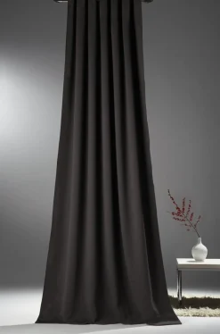 Verdunkelungsvorhang mit Universalband SOPRAN schwarz 245x140cm