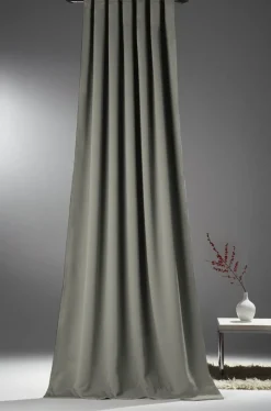 Verdunkelungsvorhang mit Universalband SOPRAN grau 175x140cm