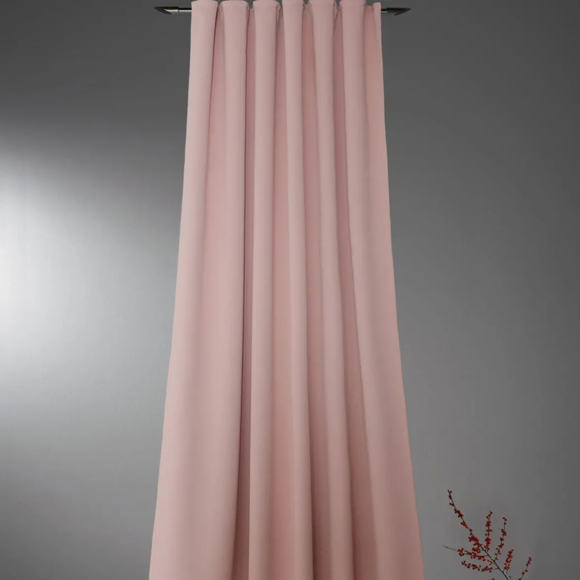 Verdunkelungsvorhang mit Universalband SOPRAN rosa 175x140cm