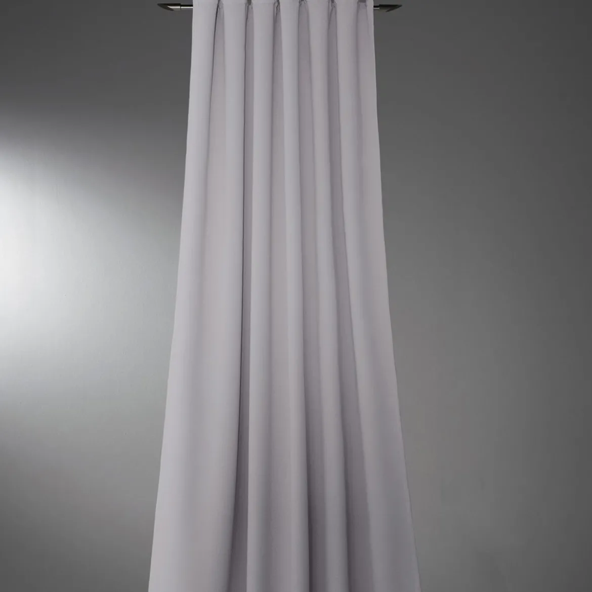 Verdunkelungsvorhang mit Universalband SOPRAN silber 245x140cm