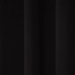 Verdunklungsgardine mit Ösenaufhängung einfarbig schwarz 135x250cm