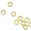 Verschlüsse Ringe goldfarbig 10 Stück 5mm