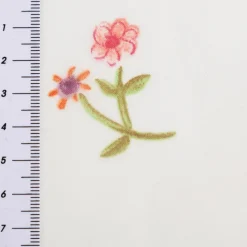Villa Coppenrath Gardinenstoff Voile weiß Blumen Schmetterlinge 290 cm